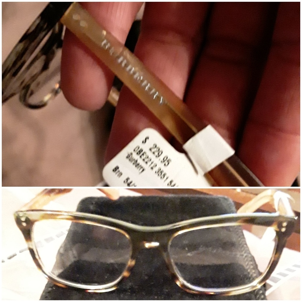 New Burberry glasses w/o prescription